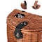 Vintiquewise Wicker Fishing Creel with Faux Leather Shoulder Strap QI003415 - alternate 7